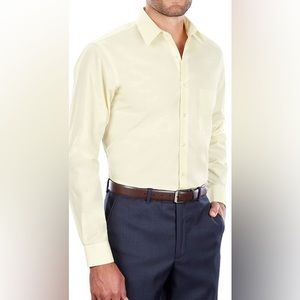 Van Heusen men’s button down Lemon Glaze XL